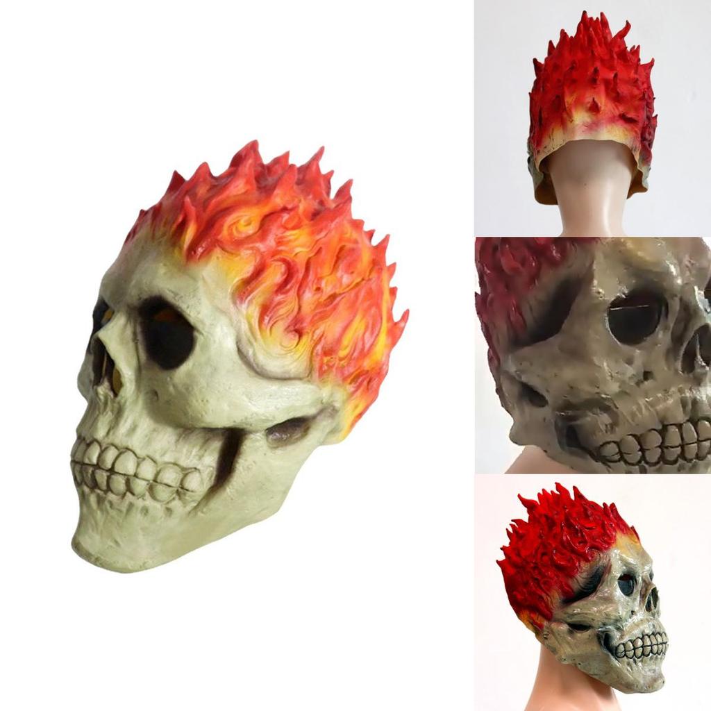 Halloween Face Paint Ghost Rider Mask Skull Car God Mask Soul War Car Mask