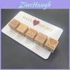 Date Night Dice Wooden Game For Couples With Printed Board Valentine Gift