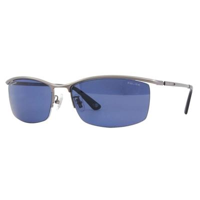 Solbriller SPLG38J 627P 59 2023 Model VOLTAGE Nyroll Firkantet Titanium Polariseret Linse [Police] Herre
