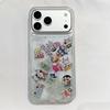 Creative Shin-chan & Mickey Minnie Flowing Sand iPhone 16/17 Case - Cartoon Style