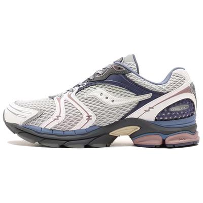 Saucony ProGrid Triumph Victory 4 Slip Resistant Abrasion Resistant Low Top Casual Running Shoes Unisex Gray White S70902-3