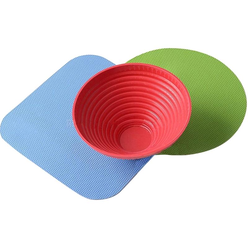 Set of 3 Jar Gripper Pads Jar Opener Pad Multifunctional Heat Insulation Pads Rubber Material for Elderly Children Women