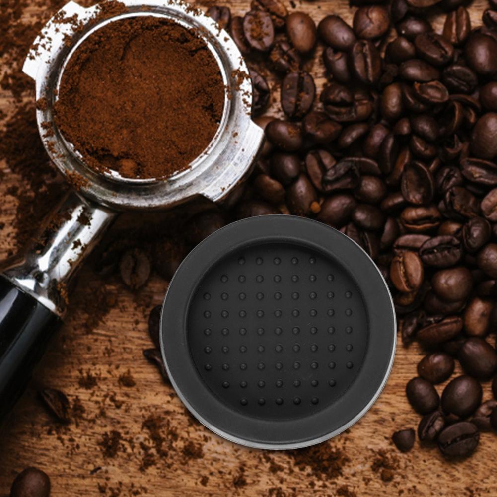 Silicone Coffee Tamper Mat Pad Holder Stand Coffee Machine Tamper AccessoriesBlack