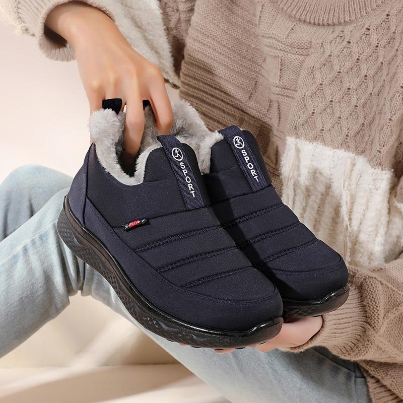Cotton shoes winter new velvet thickened casual women's cotton boots snow shoes warm and comfortable women's shoes