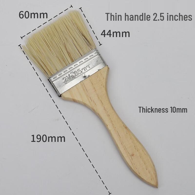Multi-Purpose Wooden Handle Paint Brush Set