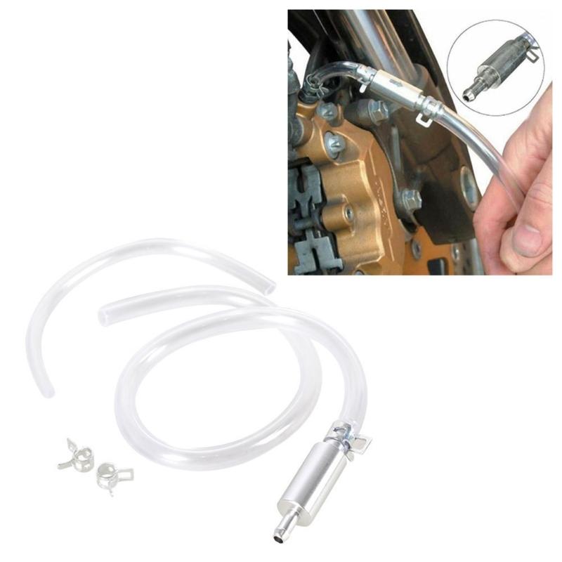 Brake Bleeder Hose One Way Check Valves Tube Bleeding Tool Kit for Motorcycle Clutch Vehicle Oil Extraction Tube