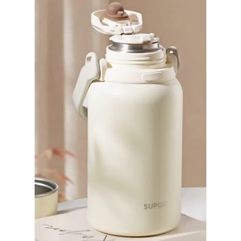SUPOR 1000ml Insulated Stainless Steel Big Belly Mug