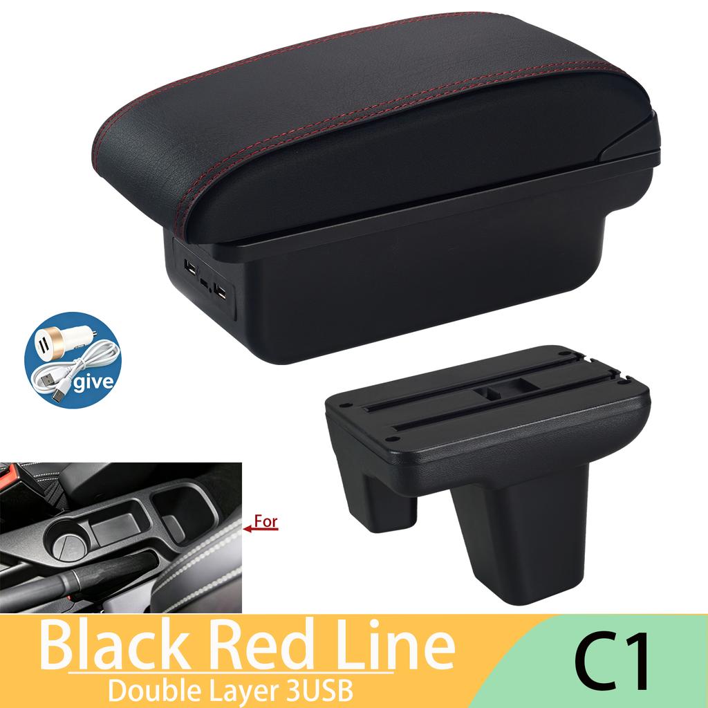 For MG3 armrest box For new MG3 car armrest box central storage box Interior modification charging car supplies right driver