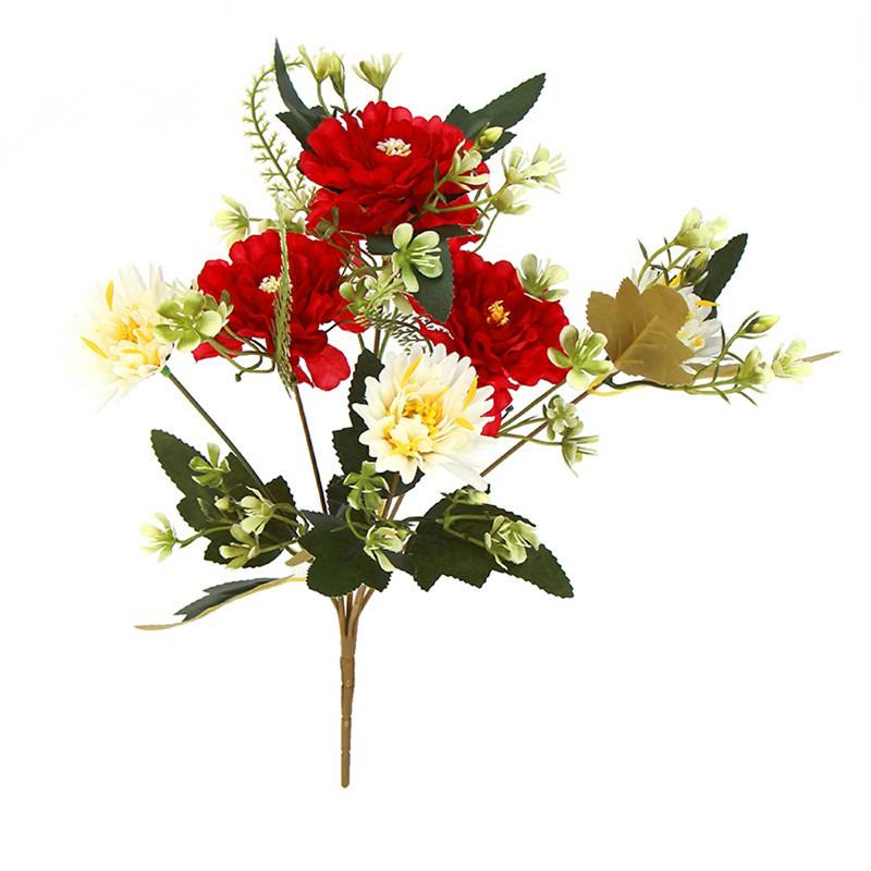 Buy Artificial Flowers Plastic Palland Dahlia Flower Garden Wedding