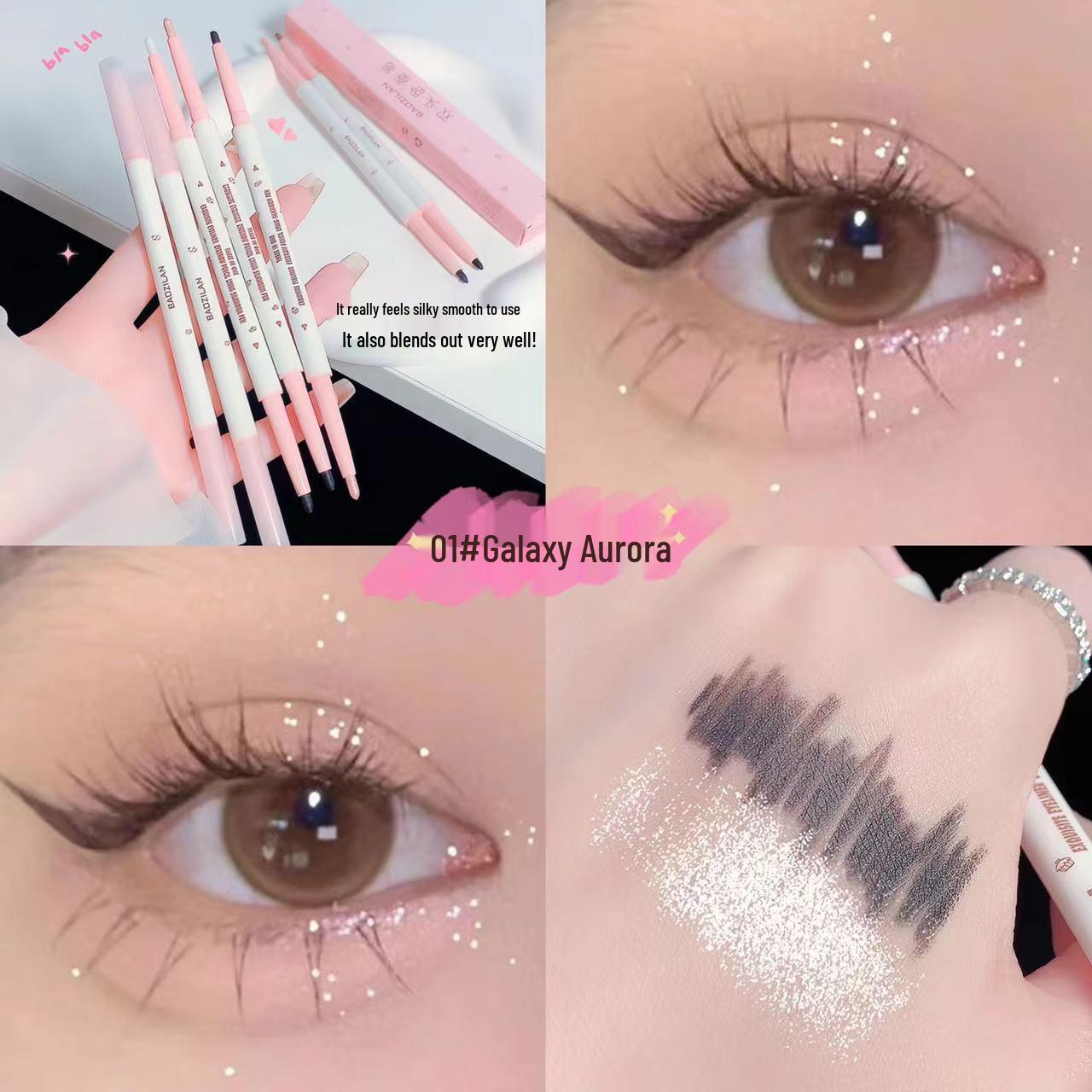 

BAOZILAN Двусторонний кристальный карандаш-хайлайтер с матовым финишем для области под глазами и нижнего века Pencil