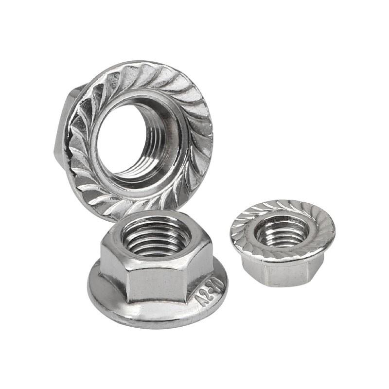 304 Stainless Steel Hex Flange Nut