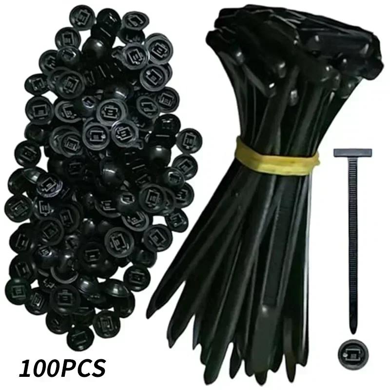20/50/100pcs Nylon Universal Cable Tie Heavy Duty Self-locking Zip Ties Multipurpose Cable Ties Tool for Car Daily Repair