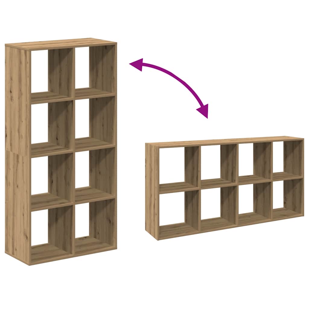 Room Divider Bookshelf Artisan Oak 69.5 x 29 x 137.5 cm