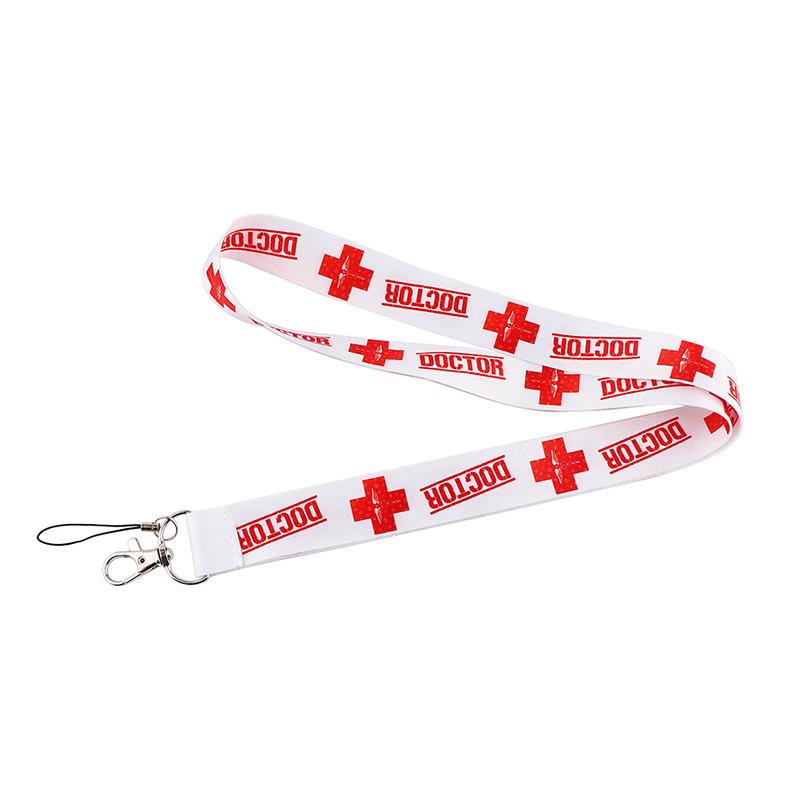 Medical signs Credential Holder Keychains Neck Lanyard For Pass Card Credit Card Holder Keychain Straps Mobile Phone Wholesale