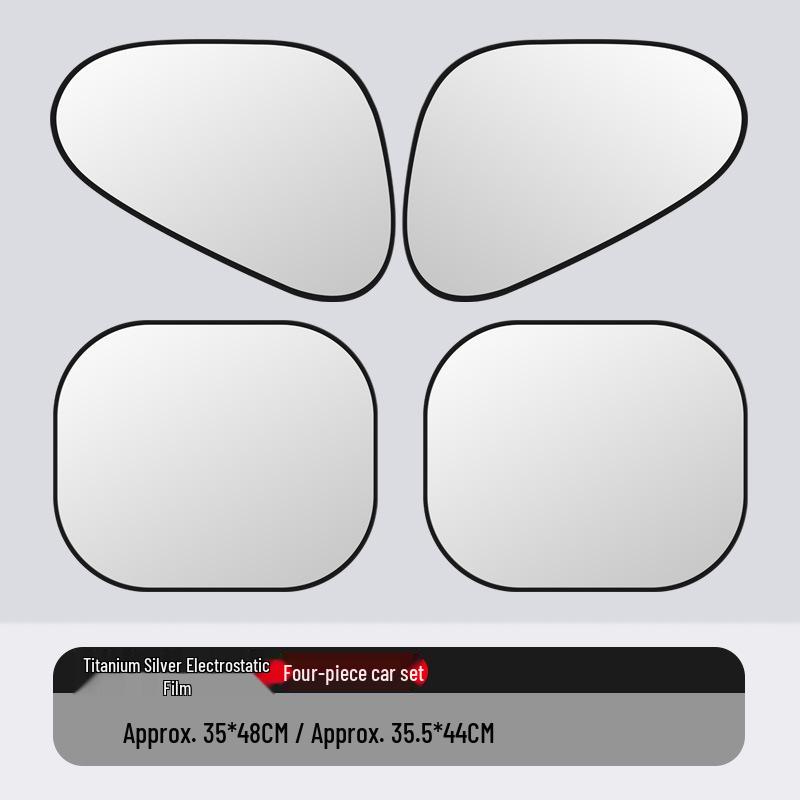 Car Sunshade: Static Suction Sun Visor for Side Windows - Heat Insulation & Sun Protection