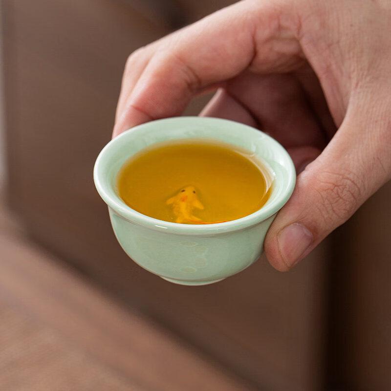 Celadon Koi Ceramic Kung Fu Tea Set