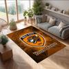Hull FC Crystal Velvet Rug, Custom Name Text Personalized Non‑Slip Floor Mat for Home Decor Gift