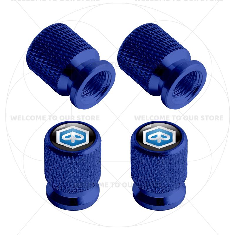 For Piaggio Emblem Vespa 250 300 MP3 Sprint Primavera 150 4Pcs Aluminum Motorcycle Tire Valve Caps Wheel Stem Air Dust Covers