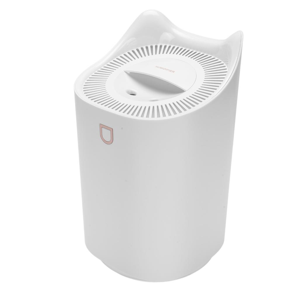 USB Powered Humidifier 3300ML Capacity Double Nozzle Quiet Humidifier for Bedroom Office
