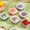Plastic Storage Box Food Transparent Organizer 350ml Storage Box Film Food Storage For Keep Fresh for Kitchen Vegetable Fruit
