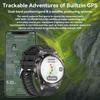 Military Quality GPS Sports Smartwatch Bluetooth Call Health Monitoring Compass 3ATM Waterproof Swimming Smart Watch
