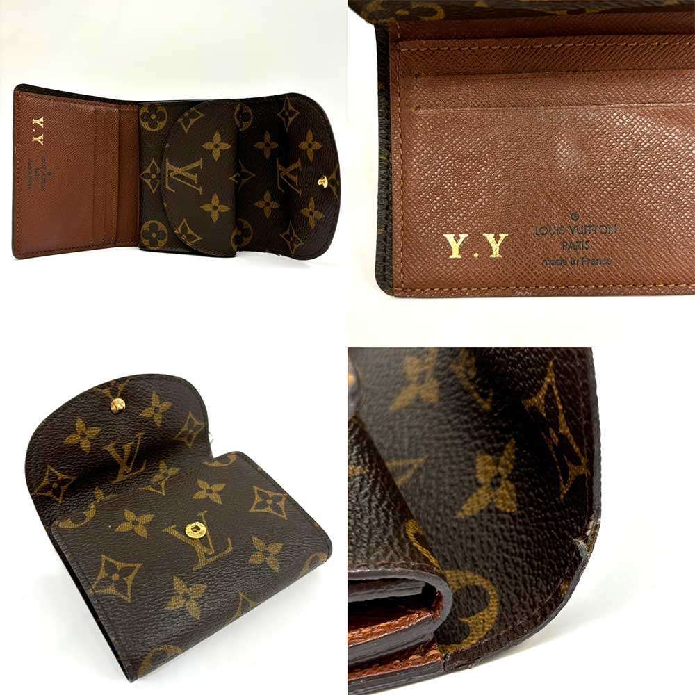 Used LOUIS VUITTONTri-fold wallet Monogram canvas unisex