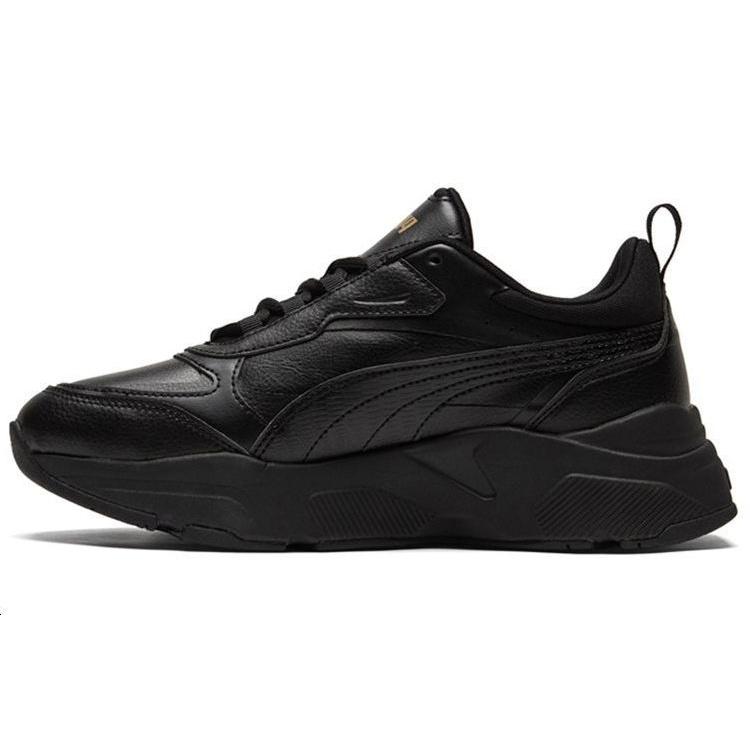 (WMNS) PUMA Cassia SL Black Team Gold Women s 385279-02 EU 36