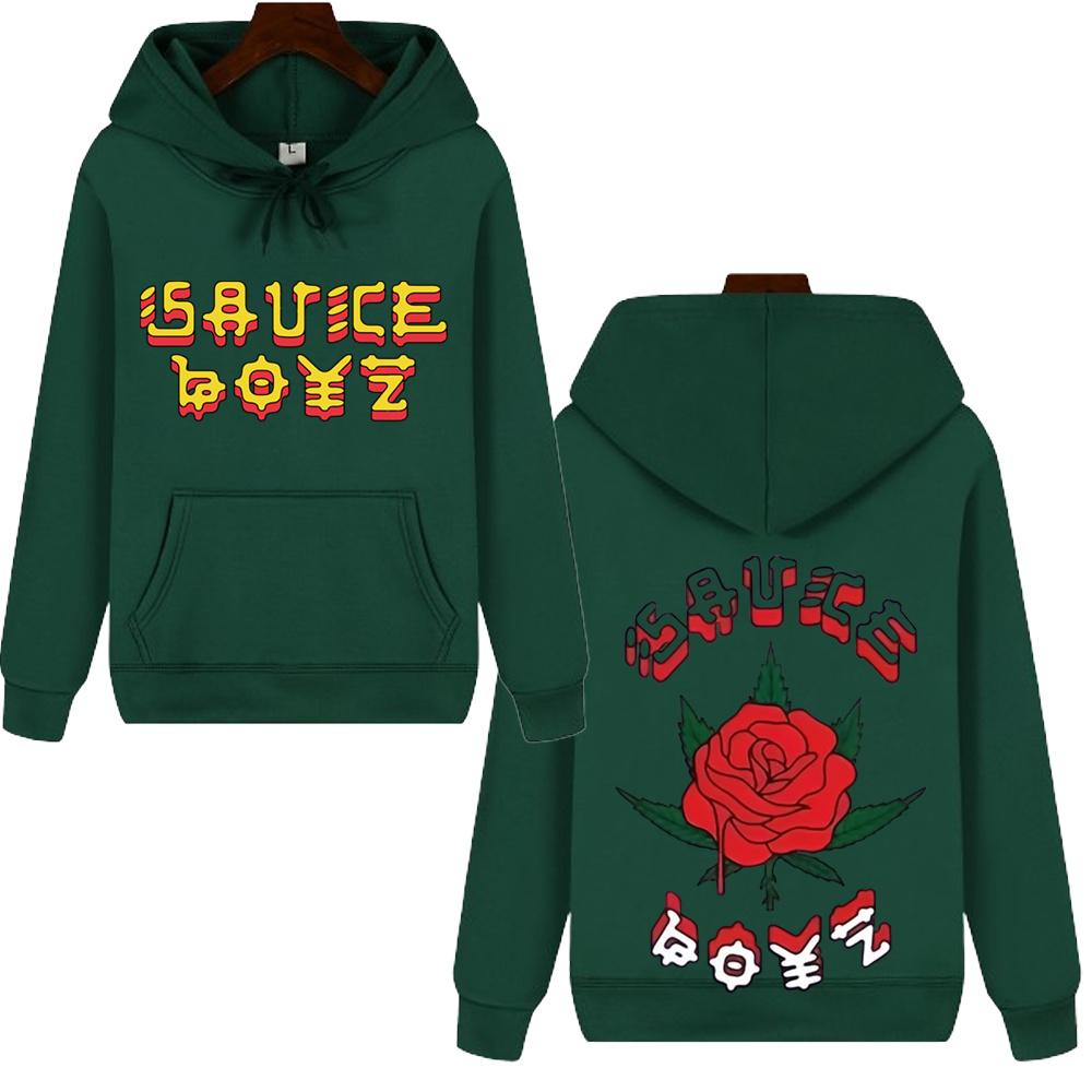 Men Spring And Autumn Long Sleeve Hoodie Fashion Trend Pattern Printed Pullovers Fleece Warm Couple Hoodie Streetwear