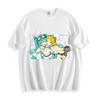 Hatsune Miku & Kagamine Rin Cyberpunk Duo Anime T-Shirt - Unisex Tee