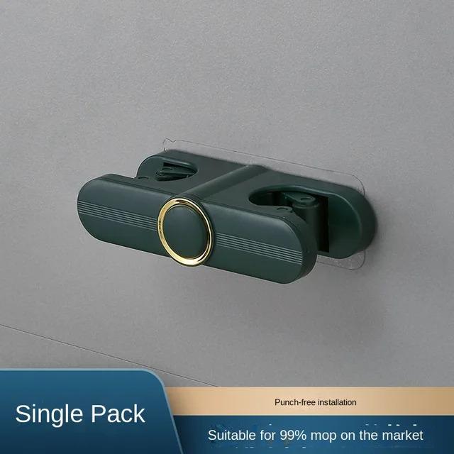 Самоклеящаяся настенная подставка для швабры двухсторонняя подставка для швабры захват для метлы для гаража сада ванной комнаты дома кухни органайзера зелёный 823₽
