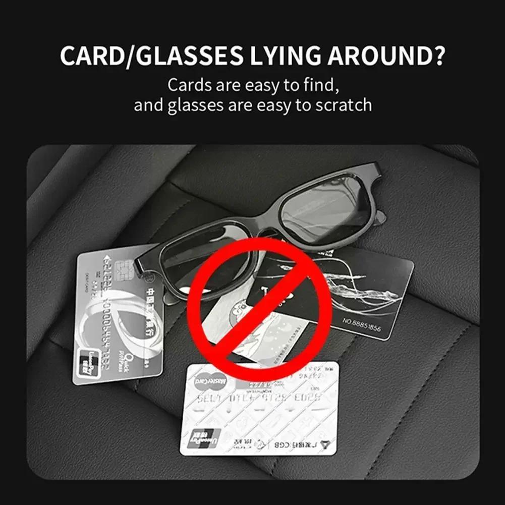 Car Document Storage Pouch Pen Holde Accessories Car Sun Visor Organizer Multi-Pocket Auto Interior Accessories Pocket Organizer