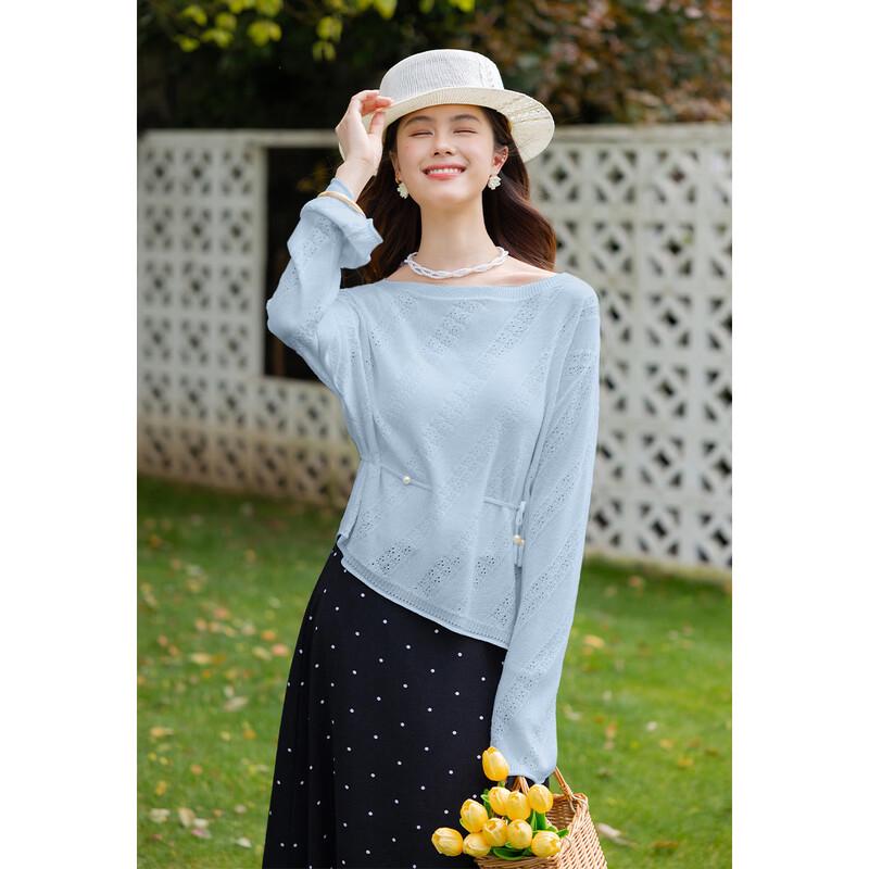 Mocana Women's Summer Beach Long Sleeve Knit Top