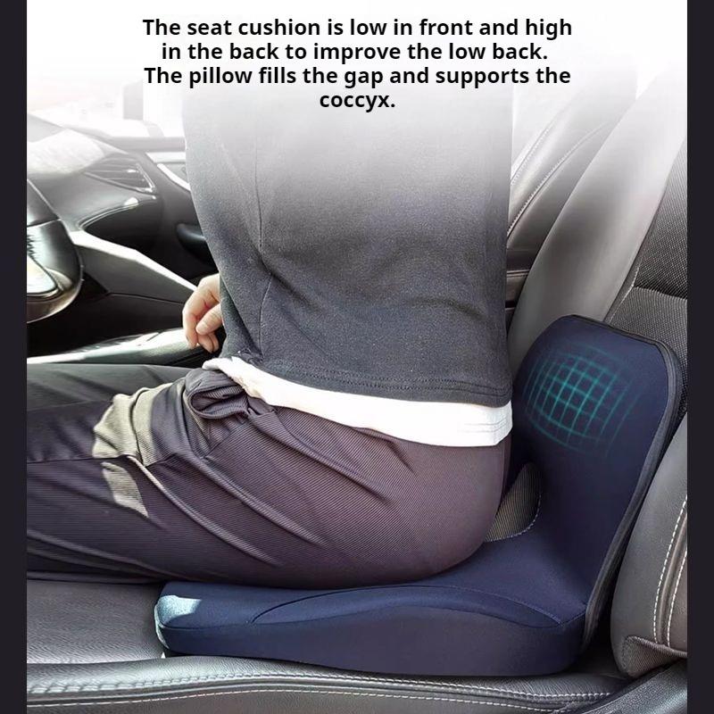Car Main Driver Seat Booster Seat Cushion Memory Foam Cushion Relief Chair Suitable All-season Booster Universal Comfort Seat