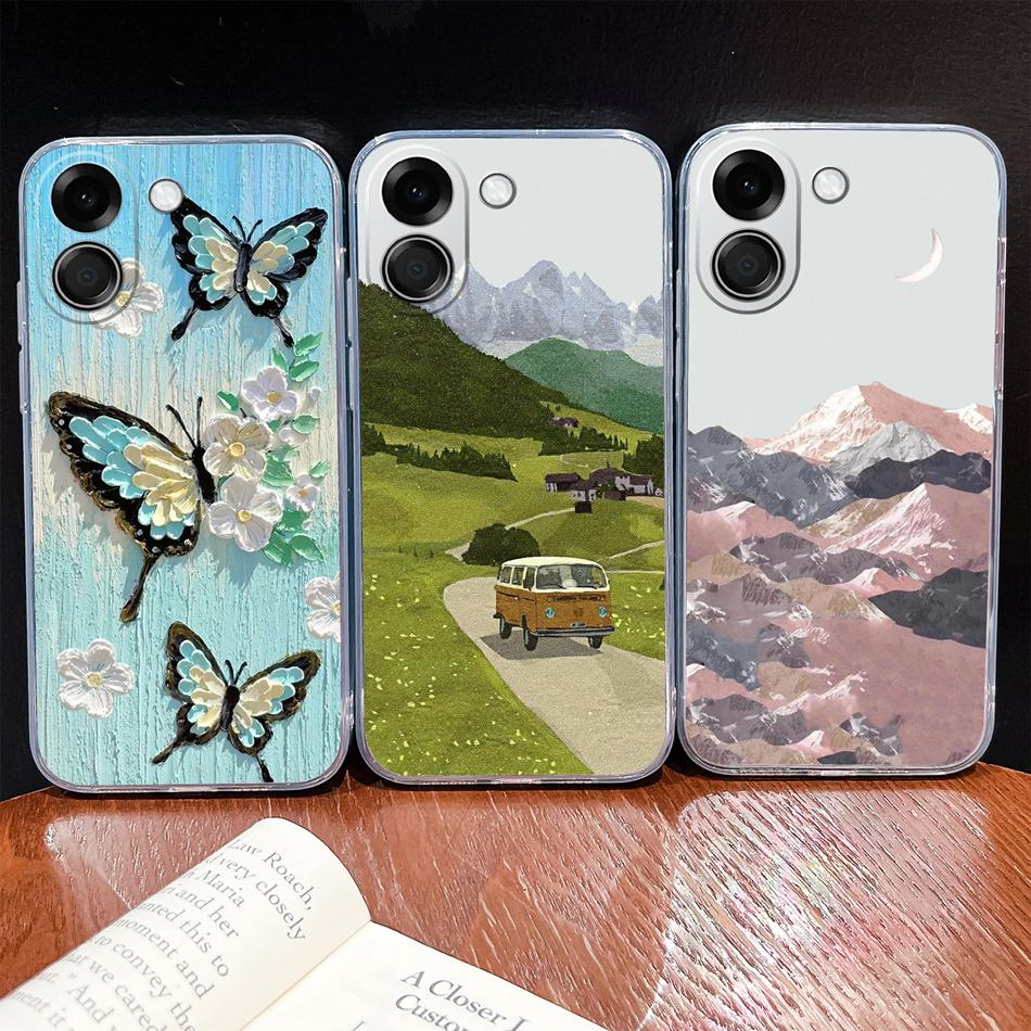 For Poco X8 Pro Max 5G Phone Case Leisure Style Soft Cover Transparent Silicone Funda For Poco X 8 Lightweight Anti Drop Bumper