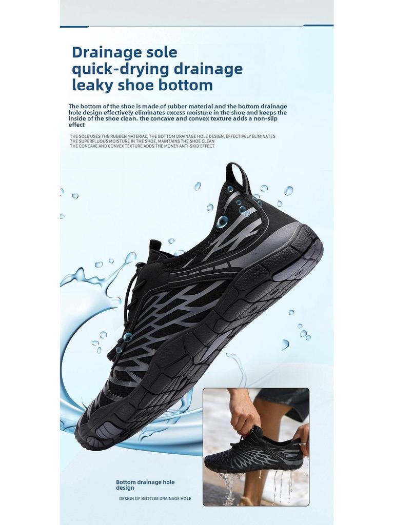 Unisex Quick-Dry Non-Slip Wading and Hiking Shoes for Outdoor Sports