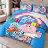Amazing World of Gumball 3Pcs Bedding Set Duvet Cover With Two Pillowcases For Bedroom Home Decoration