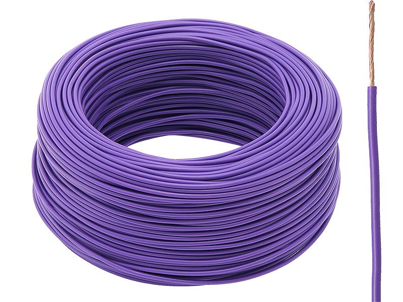 Lgy Cable H05V 1X 0.50 Purple 2M