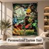 LEGO Ninjago Tapestry, Personalized Custom Text, Wall Hanging Tapestry For Living Room Home Wall Decor