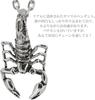 [Shinjuku Gin No Kura] Real Scorpion Sterling Silver 925 Pendant Top (No Chain) Men's Scorpion Rock