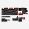 JKDKeys Black Red English PBT Dye-Sublimation Keycap Set for 61/64/68/75/87/104 Layouts