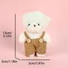 Cartoon Pants Bear Bag Pendant Keychain Plush Soft Bag Pendant Small Plush Doll Car Keychain Children'S Gift