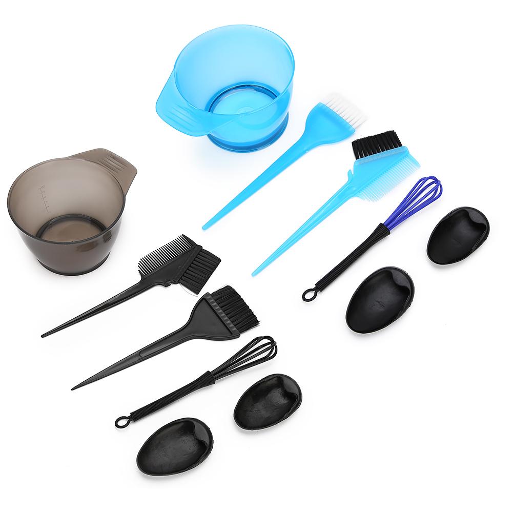 Cepillo para teñir el cabello, tinte para el cabello, tazón para mezclar, herramienta de peinado antideslizante para teñir el cabello