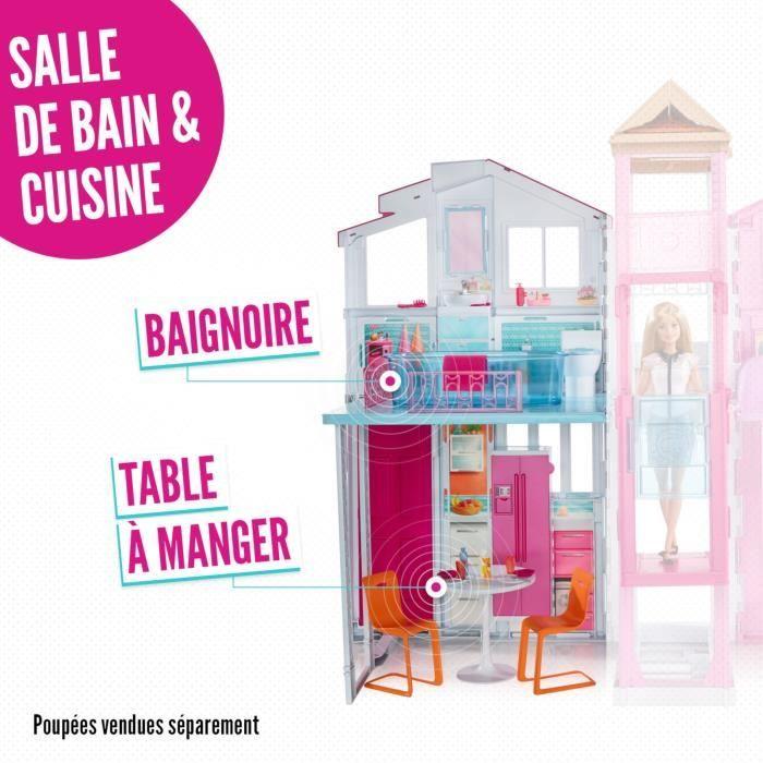 Maison De Luxe - BARBIE - 4 Pièces Spacieuses - Repliable - Accessoires Design