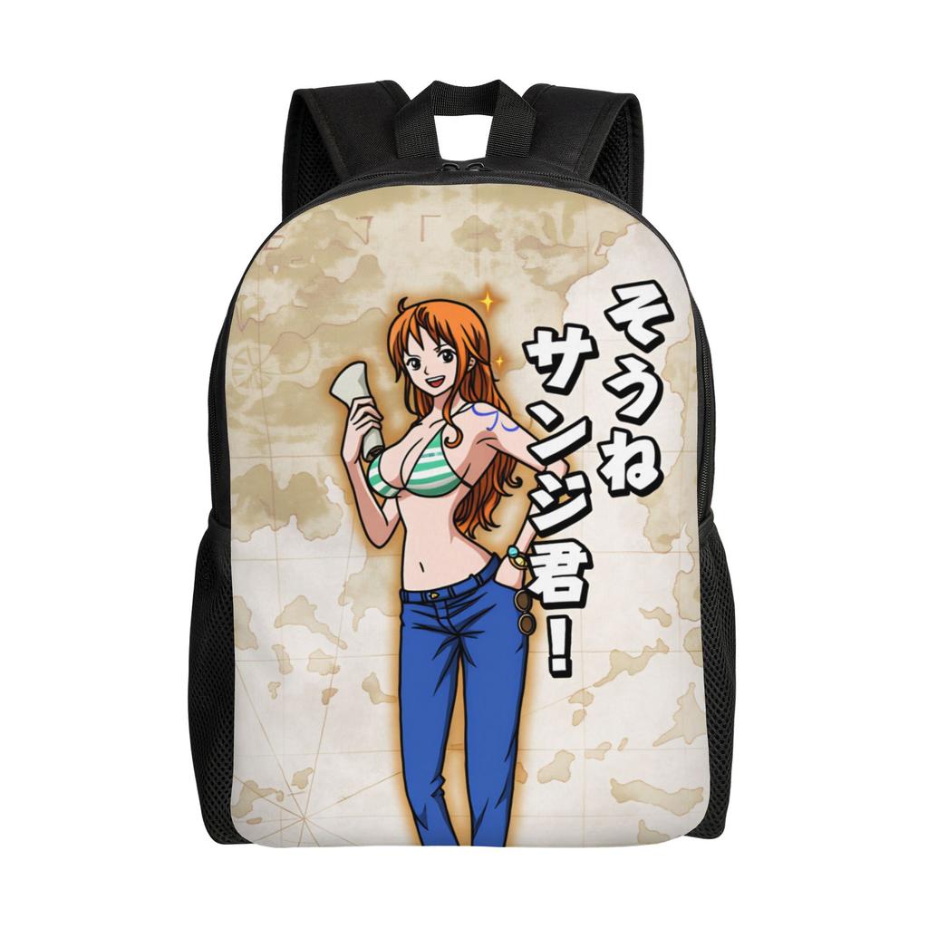 One P-Pieces Namis Backpack for Women Men College School Students Bookbag Fits 15 Inch Laptop Cartoon Movie Adventure Comic Bags