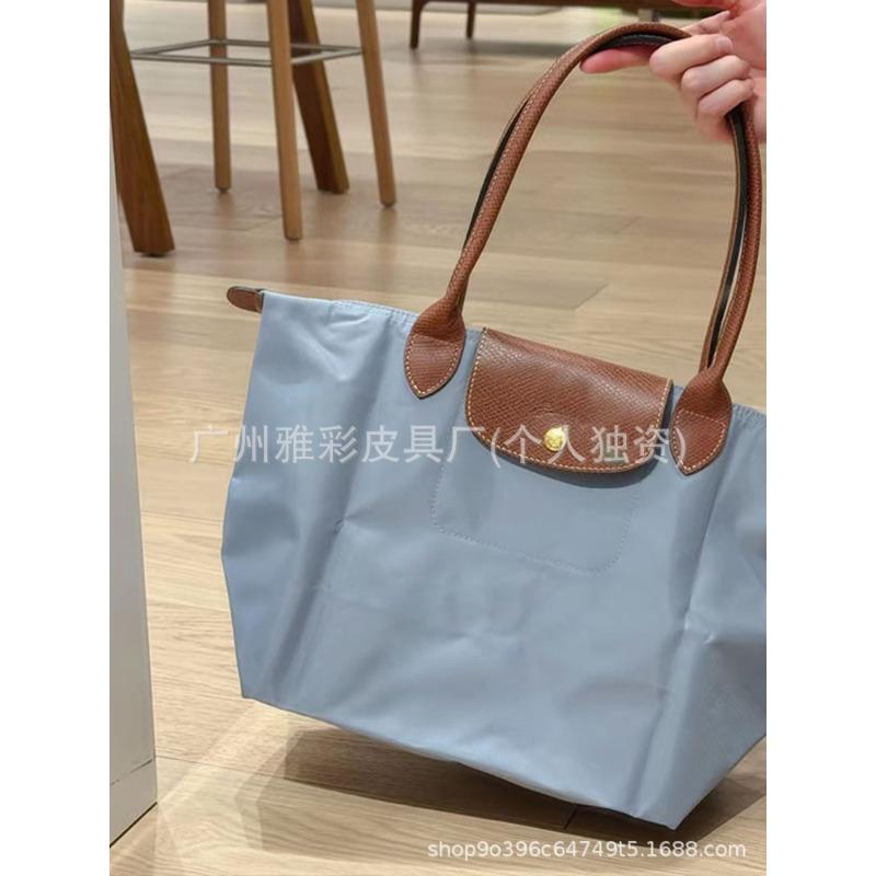 High Quality Dragon Inlaid Bag Week Commemorative Embroidered Dumpling Bag Nylon Handbag Large Capacity Shoulder Tote Bag