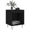 Maison Exclusive - Tables de chevet 2 pcs noir 40x35x50 cm bois d’ingénierie