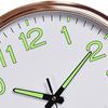 Clocks Night Light Non Ticking Modern The Dark Hanging Watches Luminous Wall Clock for Bedroom