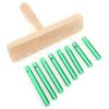 8Tone Chimes SingleRow Tube Children S Percussion Instruments Orff Preschool Toys with Hammer(Green )
