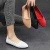 Fashion GKTINOO Women Hollow Flat Shoes Casual Loafers Female Fashion Moccasins Slip On Breathable Comfort Genuine Leather Ladies Shoes