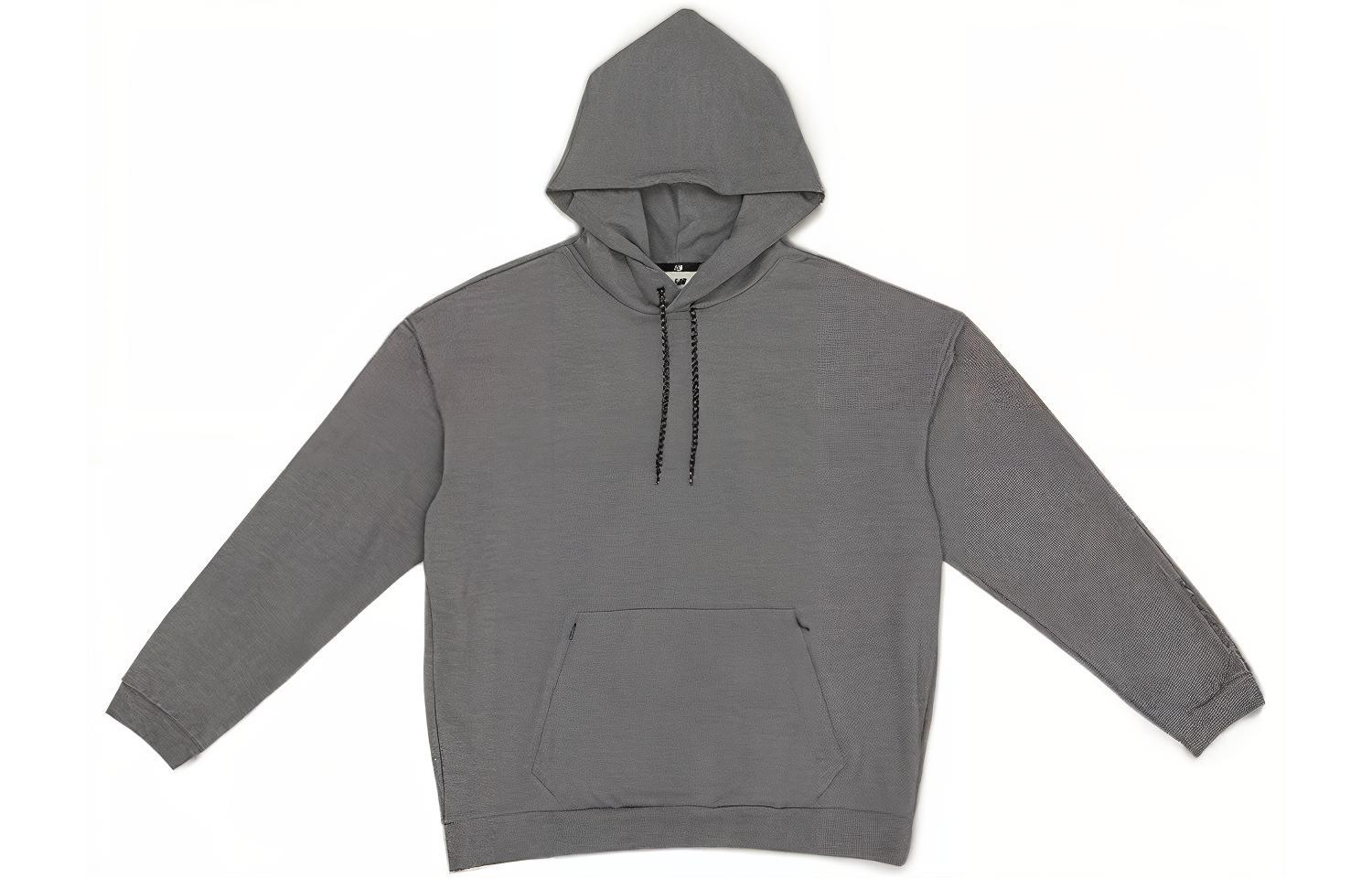 New Balance Sweatshirts Men s Gray Hooded Moderate AMT25004-HG L